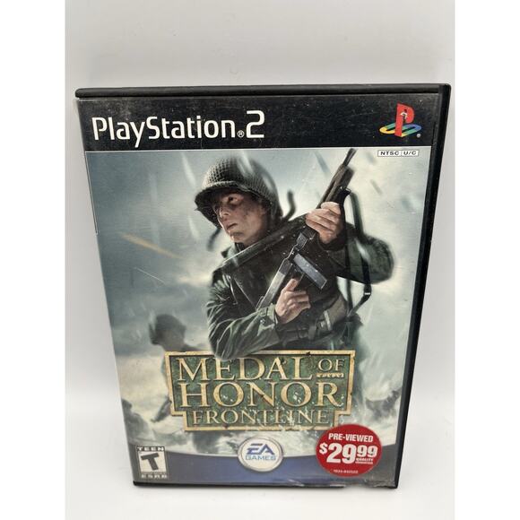 Medal of Honor: Frontline (Sony PlayStation 2, 2002) Complete In Box - Picture 1 of 4